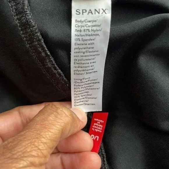 Spanx Women Faux Leather Moto Leggings Black Skinny Legs Pull On Size L - Picture 13 of 16